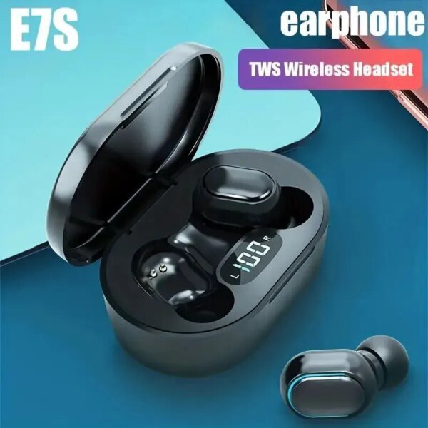 Auriculares inalámbricos TWS E7S Fone 5.3 con Bluetooth y cancelación de ruido, con micrófono, para Xiaomi