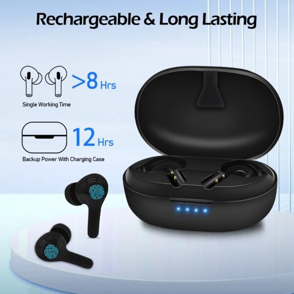 Audífonos digitales para personas mayores con sordera, 12 canales, control por aplicación, amplificador de sonido Bluetooth, reducción de ruido. - Image 3