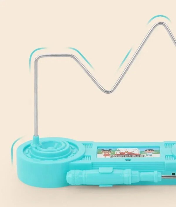 Juguete de laberinto de colisión eléctrica para entrenamiento de concentración para niños, experimento científico, rompecabezas de educación temprana, accesorios de aprendizaje - Image 3