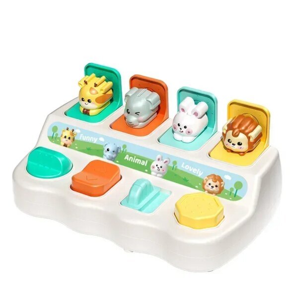 Juguetes de animales emergentes Montessori y cajas de aprendizaje que mejoran el pensamiento lógico y las habilidades motoras, adecuados para el regalo de cumpleaños de los niños. - Image 4