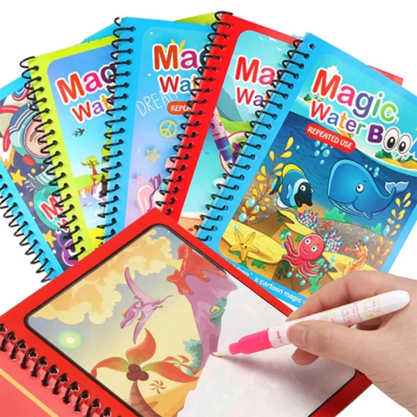 NUEVOS libros mágicos para dibujar con agua para niños, libros para colorear, juguetes para pintar, regalo de cumpleaños, Navidad y Año Nuevo para niños y niñas. NUEVO