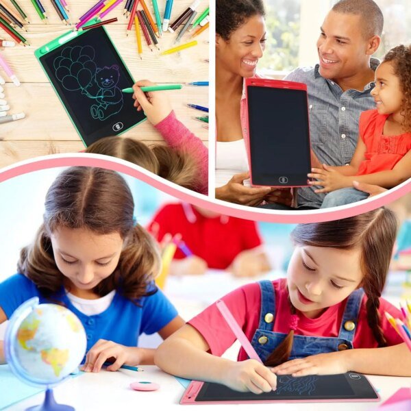 Tablero de dibujo LED de 8,5 pulgadas, tableta electrónica de escritura LCD, bloc de dibujo para grafiti, bloc de escritura a mano borrable Mgaic, juguetes para niños, regalos - Image 6