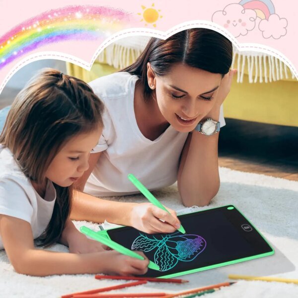 Tablero de dibujo LED de 8,5 pulgadas, tableta electrónica de escritura LCD, bloc de dibujo para grafiti, bloc de escritura a mano borrable Mgaic, juguetes para niños, regalos - Image 3