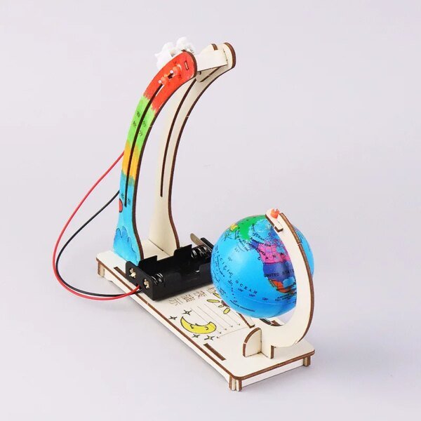 Globo terráqueo de alternancia día-noche, juguetes científicos para niños, kit de aprendizaje de física tecnológica STEM, material didáctico divertido, juguetes educativos. - Image 5