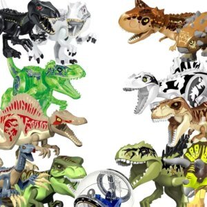 Consigue tus bloques de construcción de dinosaurios grandes - Juguete Moc - Regalos para Navidad/Halloween/Día de Acción de Gracias
