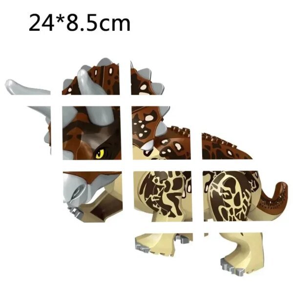 Consigue tus bloques de construcción de dinosaurios grandes - Juguete Moc - Regalos para Navidad/Halloween/Día de Acción de Gracias - Image 3