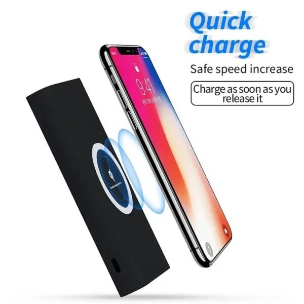 Banco de energía de 200.000 mAh, carga rápida inalámbrica bidireccional, cargador portátil tipo C, batería externa para Samsung, iPhone y Xiaomi. - Image 2