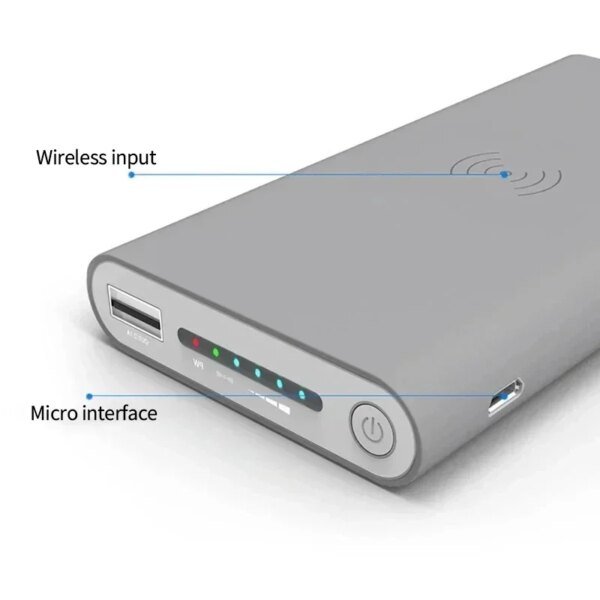 Banco de energía de 200.000 mAh, carga rápida inalámbrica bidireccional, cargador portátil tipo C, batería externa para Samsung, iPhone y Xiaomi. - Image 4