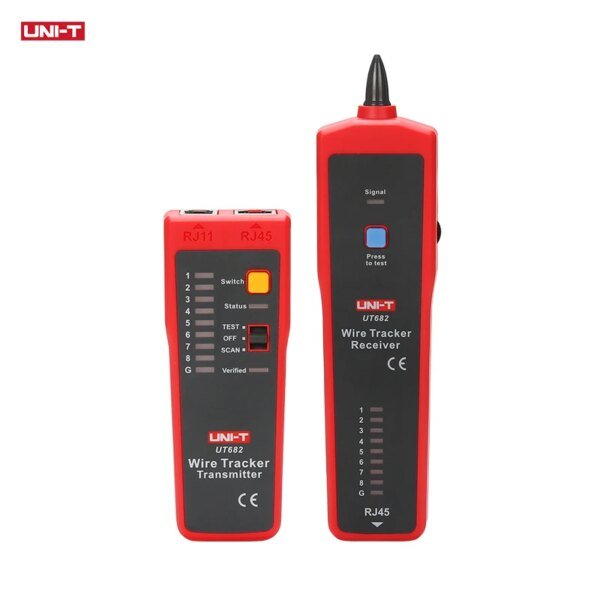 Rastreador de cables UNI-T UT682, sonda de tóner, línea telefónica, cable de red, probador de LAN Ethernet, detector de calibración, buscador de línea - Image 2