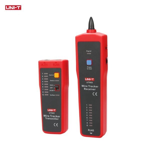 Rastreador de cables UNI-T UT682, sonda de tóner, línea telefónica, cable de red, probador de LAN Ethernet, detector de calibración, buscador de línea - Image 4
