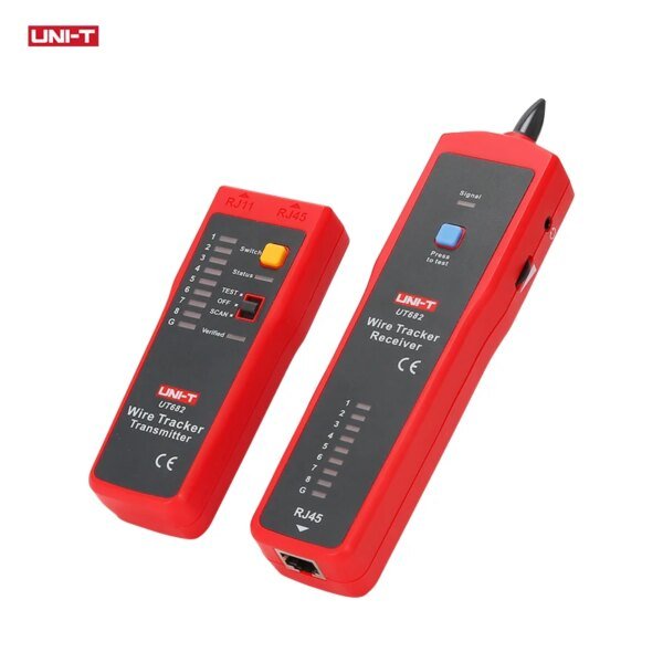 Rastreador de cables UNI-T UT682, sonda de tóner, línea telefónica, cable de red, probador de LAN Ethernet, detector de calibración, buscador de línea - Image 5