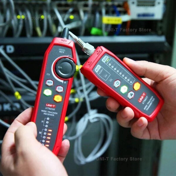 UNI-T UT683kit - Probador de cables, localizador de líneas de red, detector de cables RJ45 RJ11, kit de circuito de rastreo de cables - Image 6
