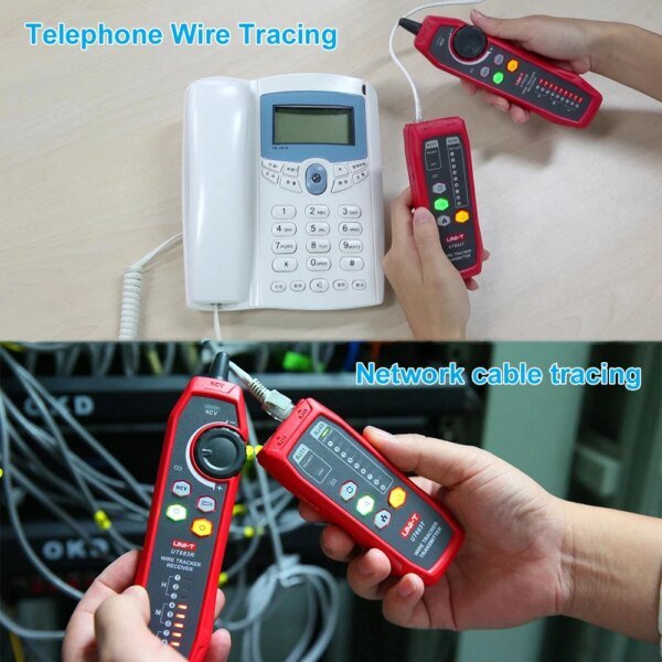 UNI-T UT683kit - Probador de cables, localizador de líneas de red, detector de cables RJ45 RJ11, kit de circuito de rastreo de cables - Image 4