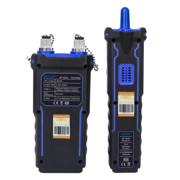 Probador de cables de red NOYAFA NF-8508, localizador de cables de red digital recargable con pantalla LCD, comprobador PoE y medidor de cables ópticos. - Image 2