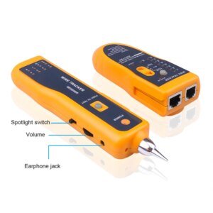 Comprobador de cables de red para STP, UTP, Cat5, Cat6, RJ45, RJ11, detector de línea, rastreador de Ethernet cableado, herramienta de línea telefónica