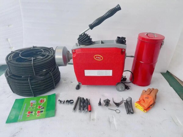 Máquina de limpieza de drenaje D-150, equipo de limpieza de alcantarillado con espirales de 16mm y 22mm y brocas para herramientas - Image 3