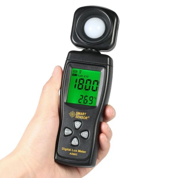 Mini medidor Digital Lux de 0-200.000 Lux, sonda giratoria, pantalla LCD, probador de luminancia, iluminómetro portátil de alta precisión - Image 3