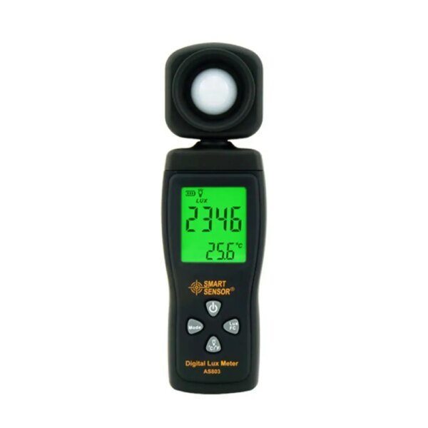 Mini medidor Digital Lux de 0-200.000 Lux, sonda giratoria, pantalla LCD, probador de luminancia, iluminómetro portátil de alta precisión