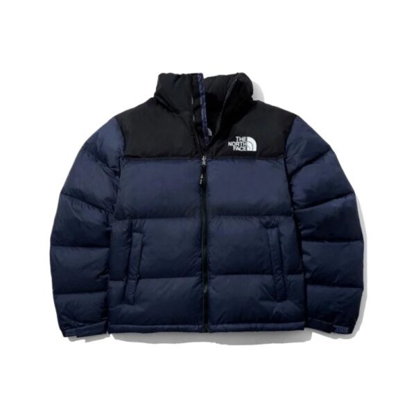 THE NORTH FACE Serie 1996 Chaquetas deportivas informales con cuello alto a prueba de viento y almacenables para hombres y mujeres Beige