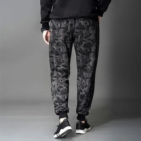 Pantalones de trabajo de camuflaje holgados para hombre Harajuku de verano de talla grande transpirables de pierna recta deportes informales pies pequeños - Image 4
