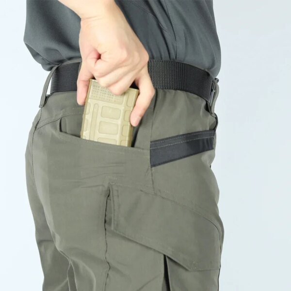 Cargo Pants Outdoor Multi-pocket Tactical Pants Ripstop Waterproof Trousers Male Wear-resistant Training Fishing Workwear Pant - Image 6