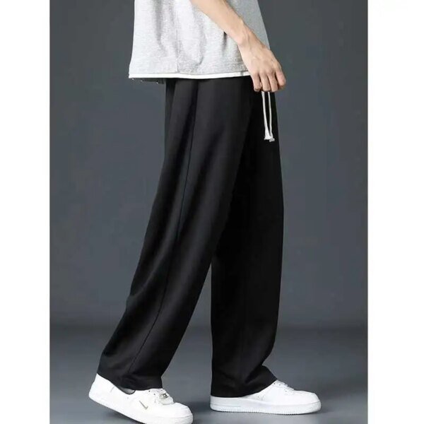Pantalones de primavera y otoño para hombre, pantalón holgado, deportivo, versátil e informal, de gran tamaño, tendencia, nuevo estilo, 2024 - Image 5