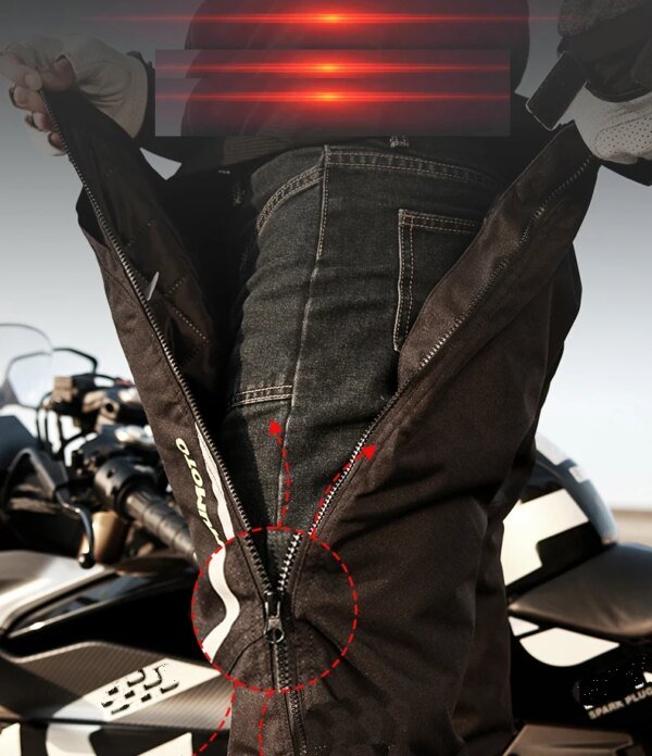 AMU-pantalones térmicos impermeables de despegue rápido para motocicleta, pantalones protectores a prueba de viento para hombres y mujeres, Gor - Image 3