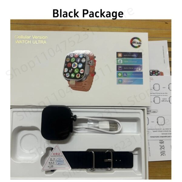 GOLDENSPIKE CD12 Smartwatch Android 12,0 5G LTE tarjeta Sim cámara giratoria 2,26 pulgadas Amoled 490*580 pantalla HD 2080Mah reloj inteligente - Image 3