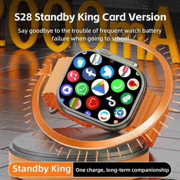 GOLDENSPIKE CD12 Smartwatch Android 12,0 5G LTE tarjeta Sim cámara giratoria 2,26 pulgadas Amoled 490*580 pantalla HD 2080Mah reloj inteligente - Image 2