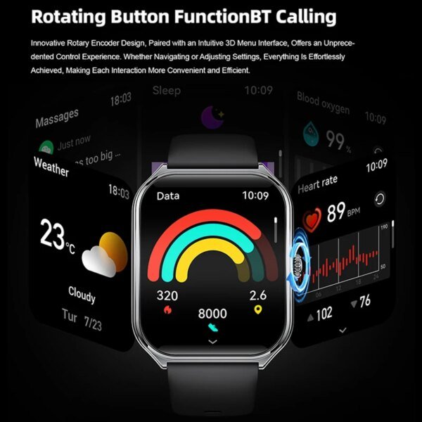 Para Xiaomi reloj inteligente ultrafino hombres mujer HD AMOLED pantalla 3D 70 + modo deportivo ritmo cardíaco Bluetooth llamada reloj inteligente resistente al agua - Image 6