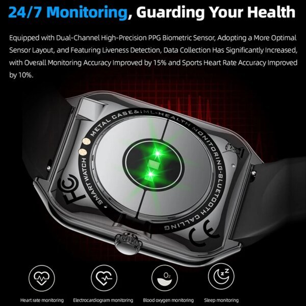 Para Xiaomi reloj inteligente ultrafino hombres mujer HD AMOLED pantalla 3D 70 + modo deportivo ritmo cardíaco Bluetooth llamada reloj inteligente resistente al agua - Image 4