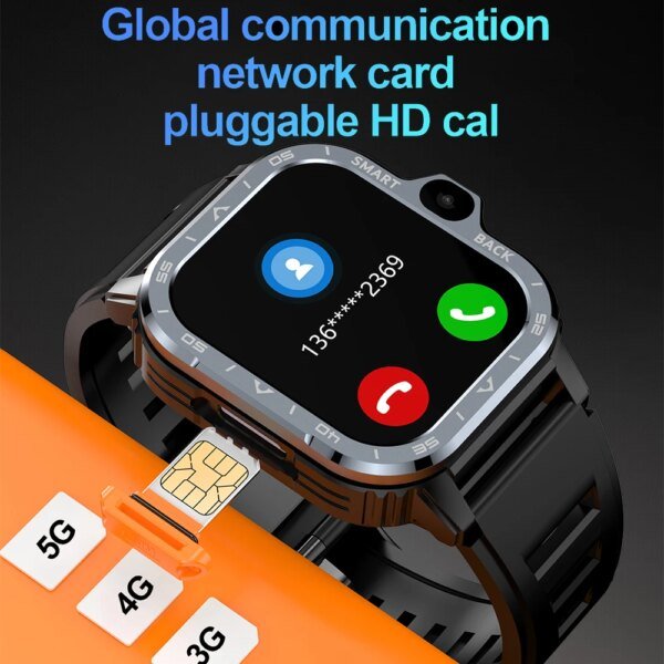 Valdus PGD Android reloj inteligente hombres GPS 16G/64G ROM almacenamiento HD Cámara Dual NFC 2G 4G tarjeta SIM WIFI acceso rápido inalámbrico por Internet - Image 2