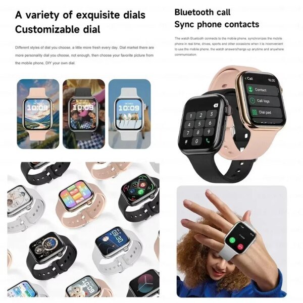 Nuevo 2025 Original para Apple Watch 10 reloj inteligente hombres temperatura corporal Bluetooth llamada NFC GPS deportes mujeres SmartWatch para Apple - Image 3