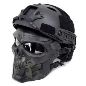 Máscara de calavera táctica para hombre, casco de juego táctico de Paintball CS, para fiesta de Cosplay, regalo de Navidad, 2022