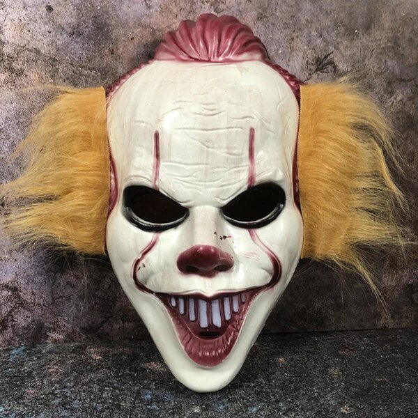 Máscara del Joker de Halloween, disfraz de payaso, accesorios de fiesta, cara completa, decoración divertida de Terror, accesorios de disfraz - Image 4