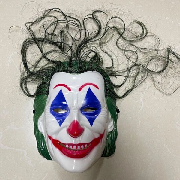 Máscara del Joker de Halloween, disfraz de payaso, accesorios de fiesta, cara completa, decoración divertida de Terror, accesorios de disfraz - Image 5