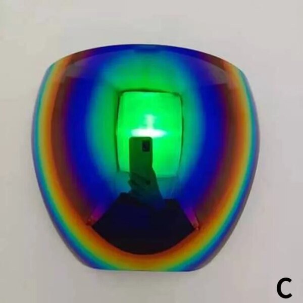 Máscara facial protectora de una pieza, gafas de sol Punk de gran tamaño resistentes a los rayos UV, gafas de sol para montar a prueba de viento y polvo, regalos - Image 5