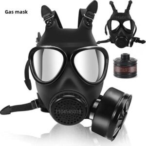 MF14/87 Máscara de gas químico Contaminación química biológica y radiactiva Máscara facial completa autocebante Máscara de gas clásica