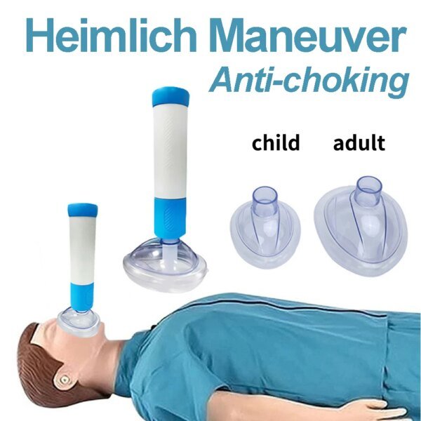 Heimlich Maneuver Dispositivo de rescate antiasfixia Mascarilla facial de emergencia Rescate en el hogar Botiquín de primeros auxilios para adultos y niños - Image 5