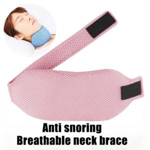 Correa ajustable antironquidos para dejar de roncar, soporte para el cuello para dormir, solución de mandíbula antiapnea, soporte para dormir, cuidado del sueño para hombres y mujeres