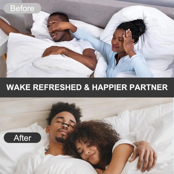 Tiras nasales para dormir, paquete de 30/60 tiras nasales perfectas para respirar y roncar, solución para aliviar la congestión de la nariz para hombre y mujer - Image 6