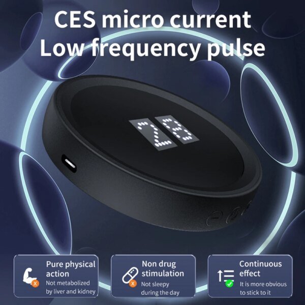 Dispositivo de ayuda para dormir CES, insomnio, ansiedad, alivio de la depresión, EMS, asistencia para el sueño, masaje de microcorriente transcraneal, hipnosis de migraña - Image 2