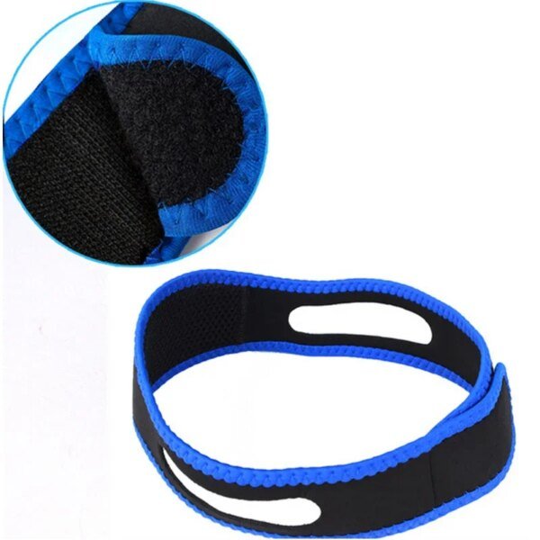 Cinturón ajustable para ronquidos CPAP, correa para la barbilla anti ronquidos, correas de soporte para la barbilla para Apnea del sueño, herramientas de ayuda para el cuidado de la salud, 1 ud. - Image 5
