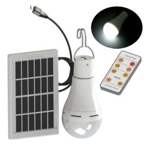Lámpara alimentada por energía Solar, bombilla Led portátil, 5 modos, 20COB, luz de ahorro de energía para tienda de campaña al aire libre, luces de emergencia para pesca nocturna